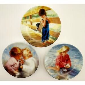 Donald Zolan Tiny Treasures Moments To Remember Ltd. Edition Collectors Plates